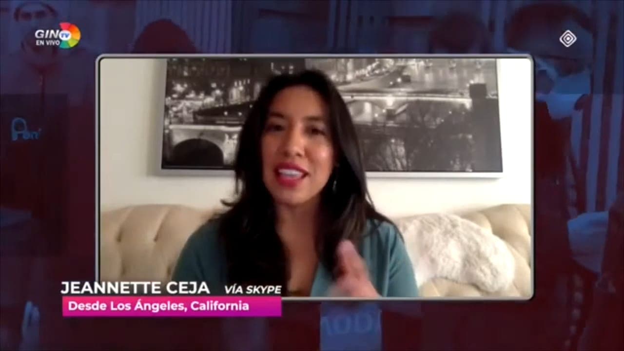 Jeannette Ceja presenting on México Travel Channel
