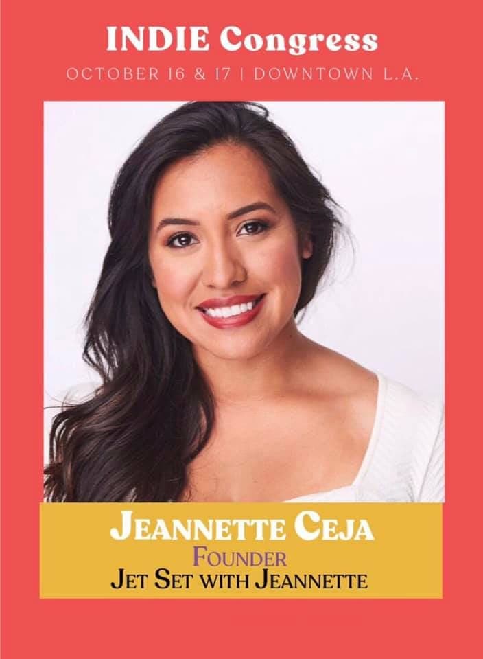 Jeannette Ceja con el resto del panel