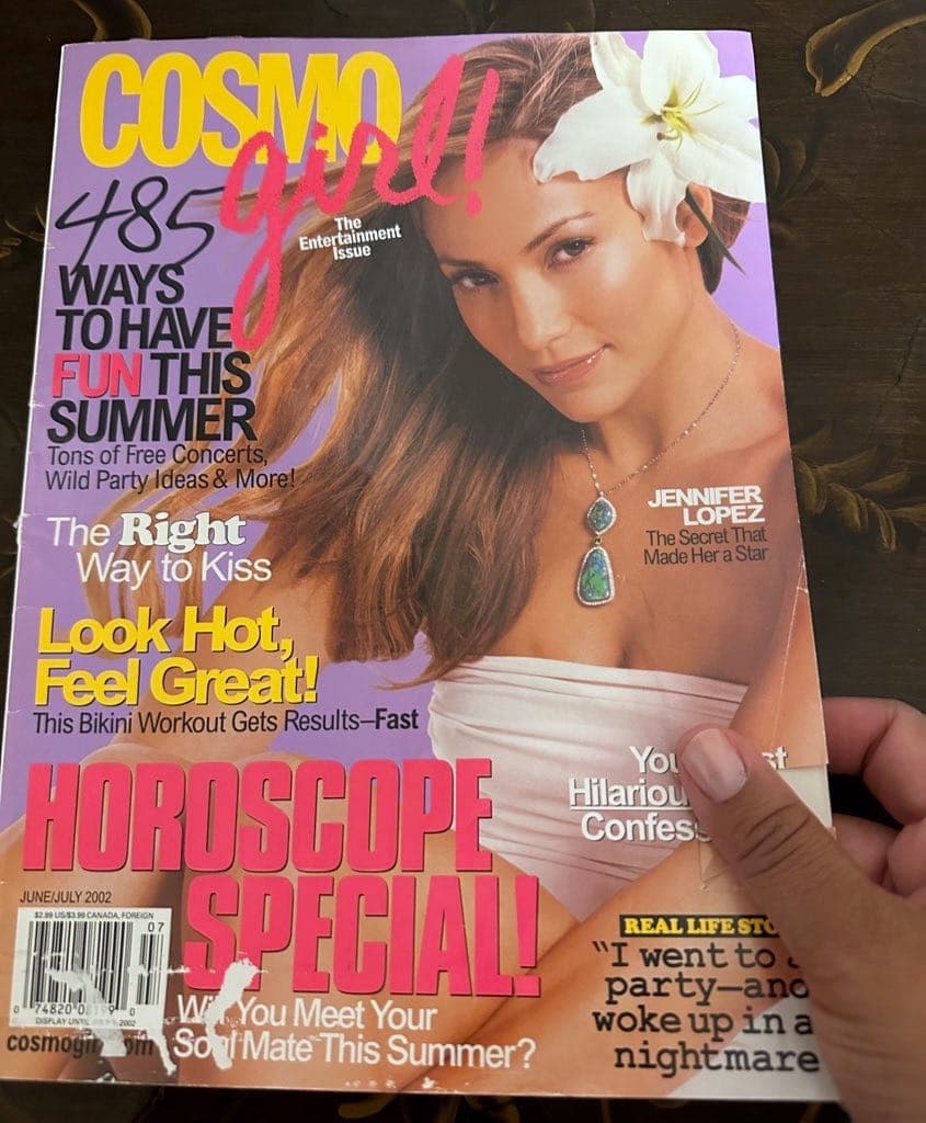 La portada de CosmoGirl! con Jennifer Lopez