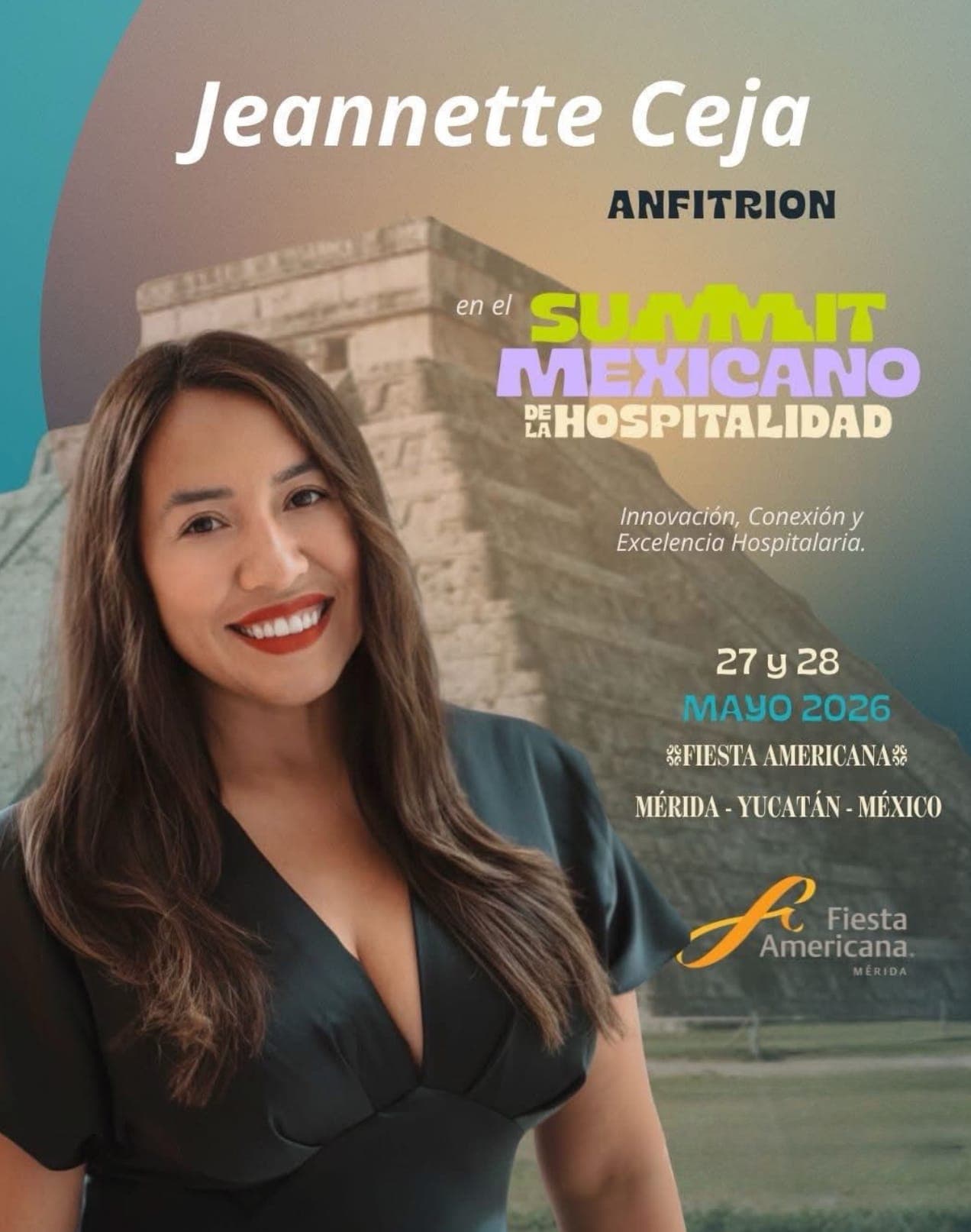 Jeannette Ceja en el Summit Mexicano de la Hospitalidad