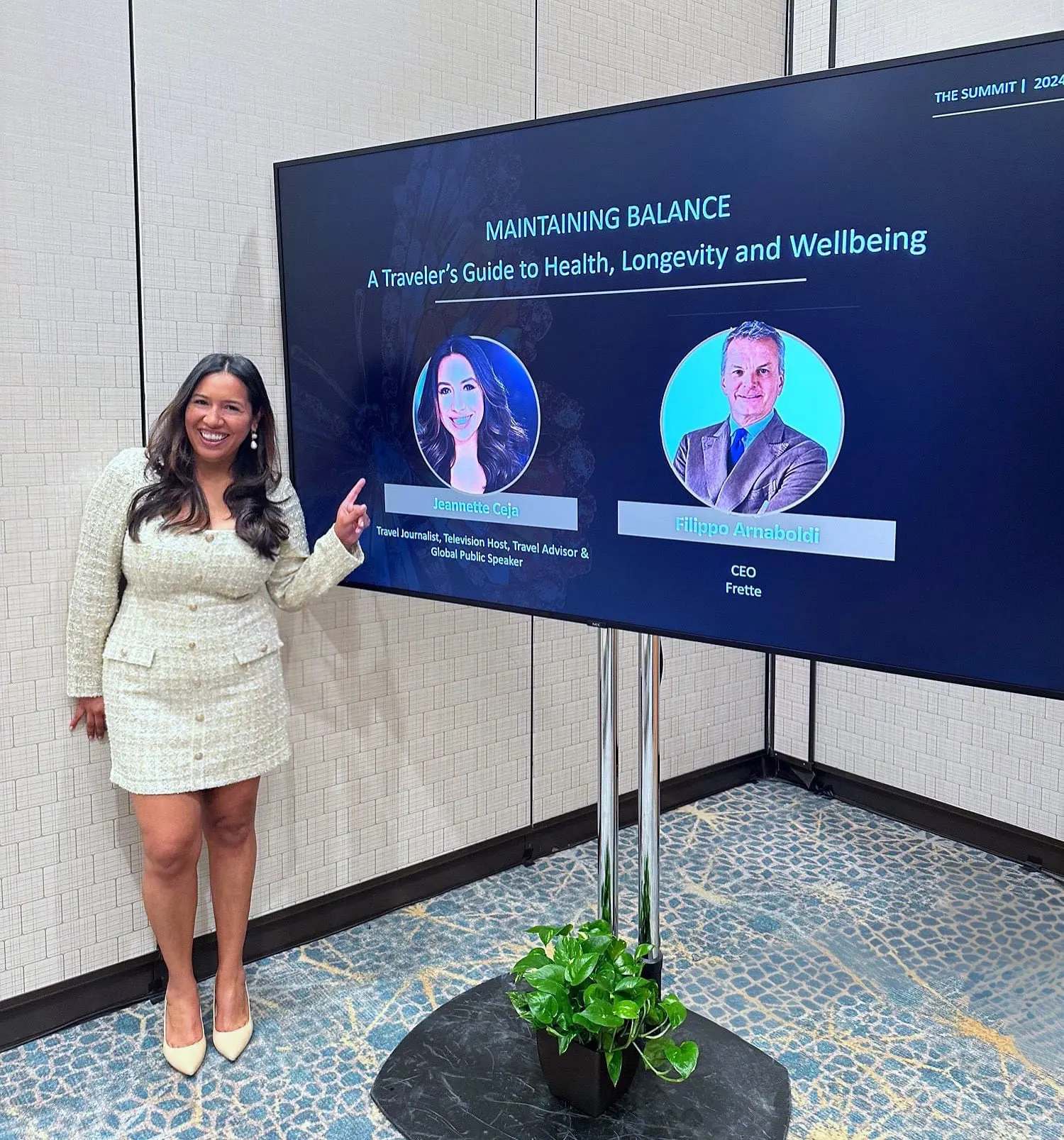 Jeannette Ceja at the Forbes Travel Guide Summit