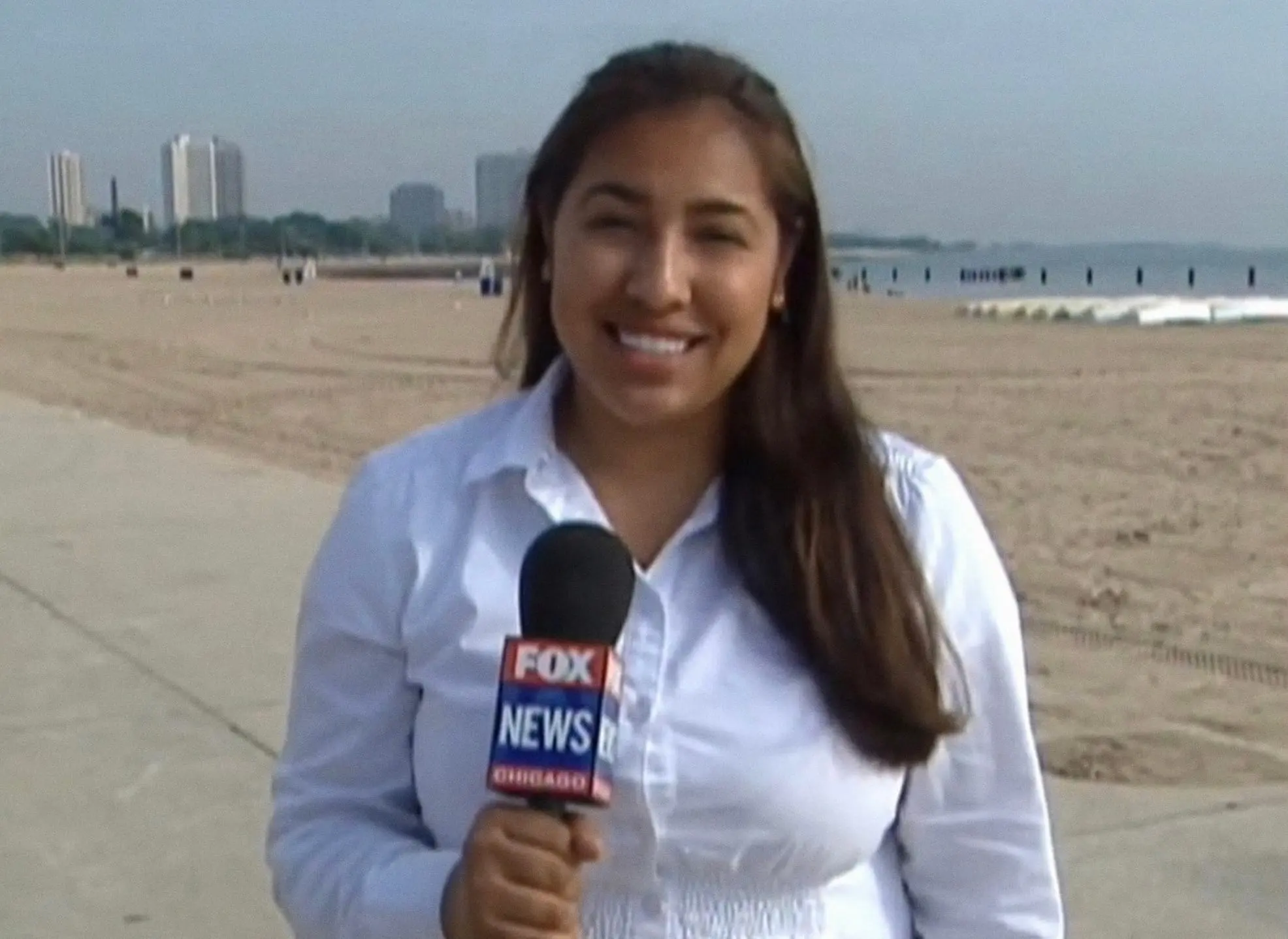 Jeannette Ceja on set during a television appearance